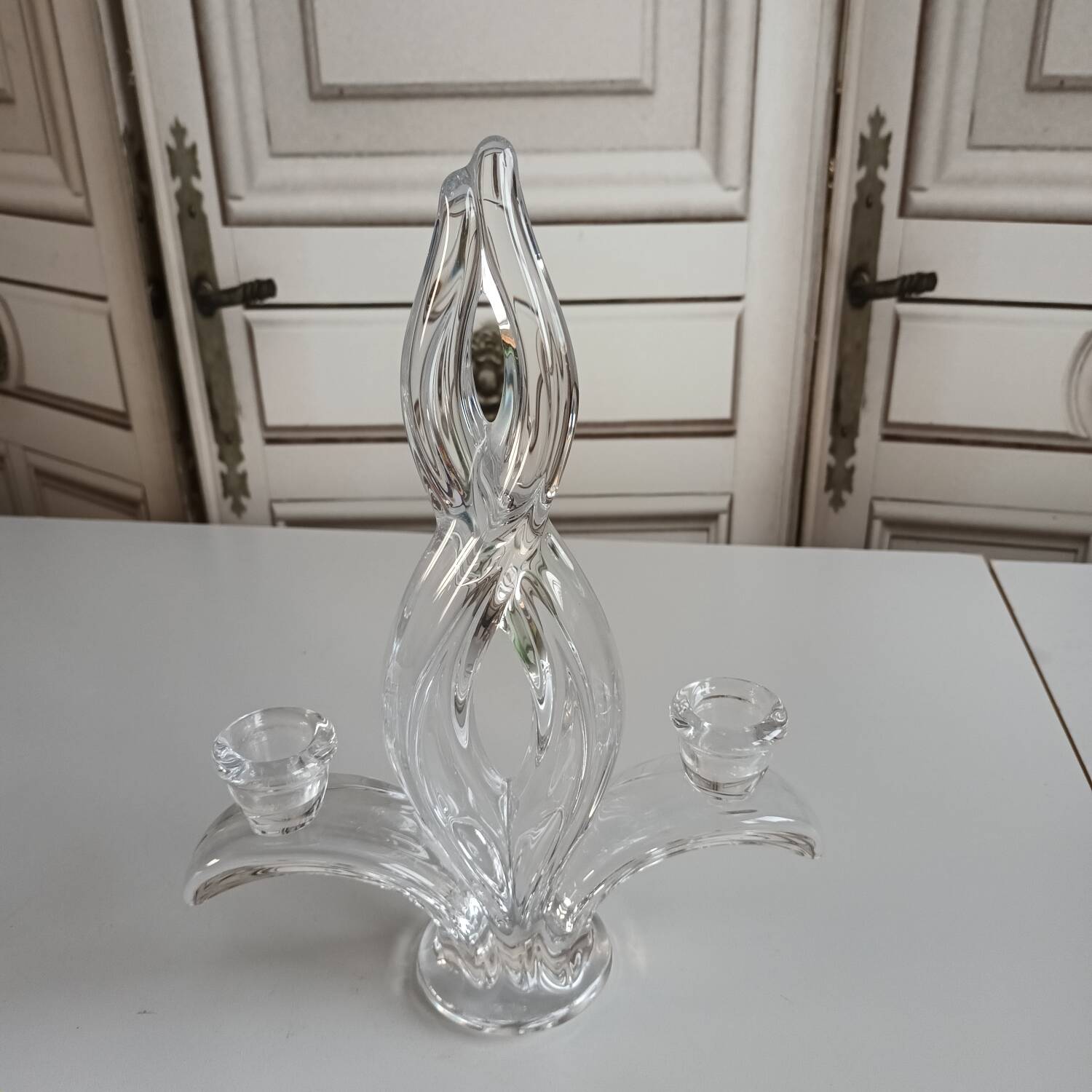 Bougeoir en cristal