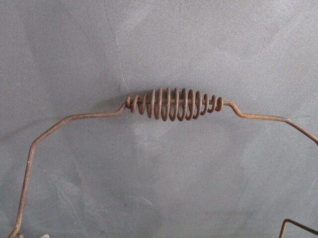 Old metal bottle holder