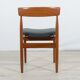 Mid-century teak dining chairs, 1960s, set of 4