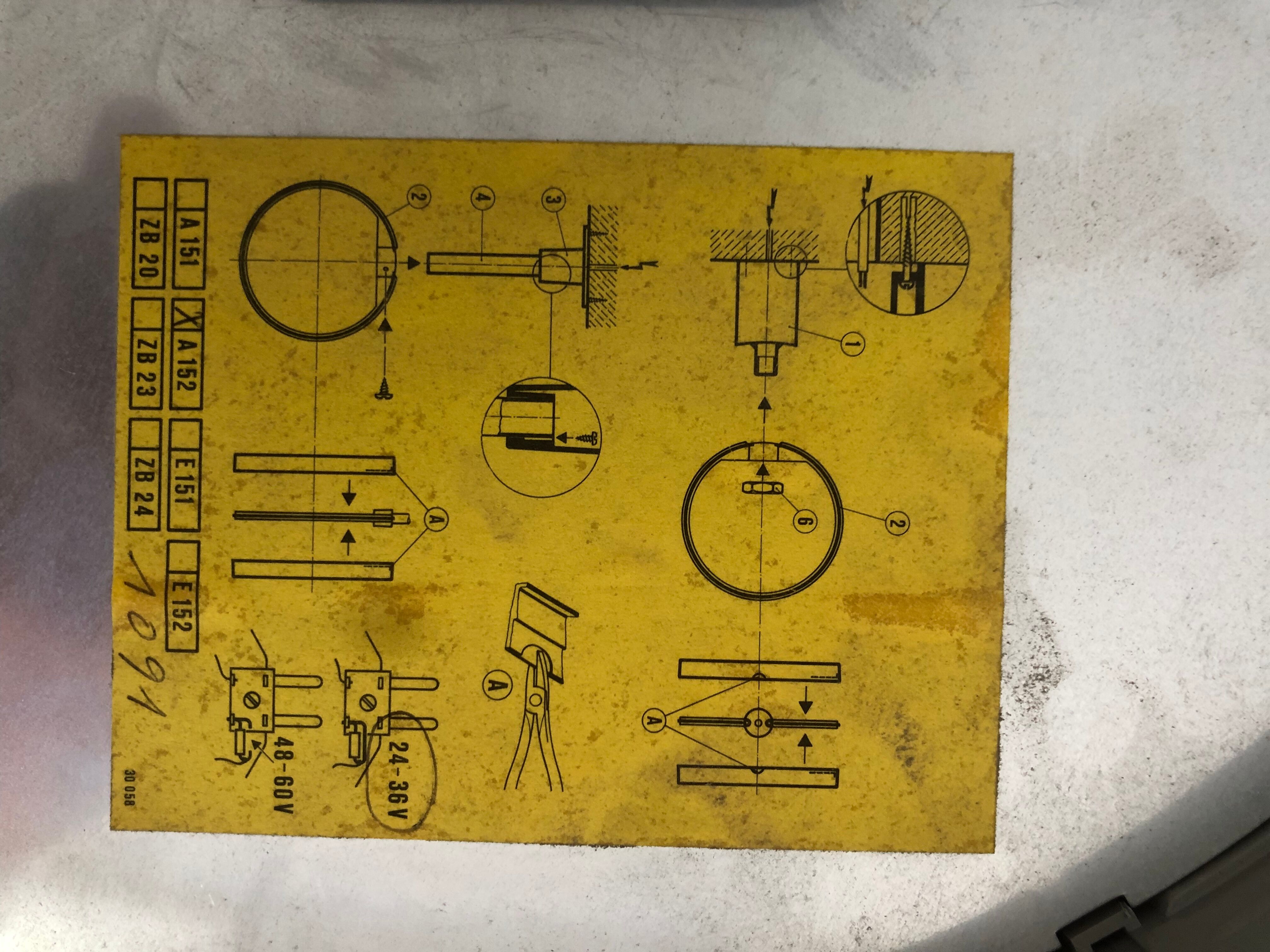 Vintage industrial clock bodet gorgy timing