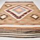 8x11 Brown & Cream Geometric Kilim Rug, 260x341Cm