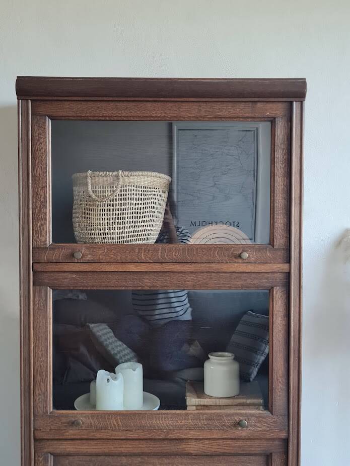 Trade furniture - Pharmacy display cabinet circa the 1960s