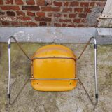 Paire de chaises traineaux Orange