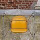 Paire de chaises traineaux Orange