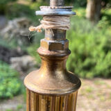 Old bronze floor lamp foot