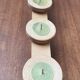 Mid-century wooden candlestick, 1960s