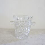 Ice bucket, cut crystal