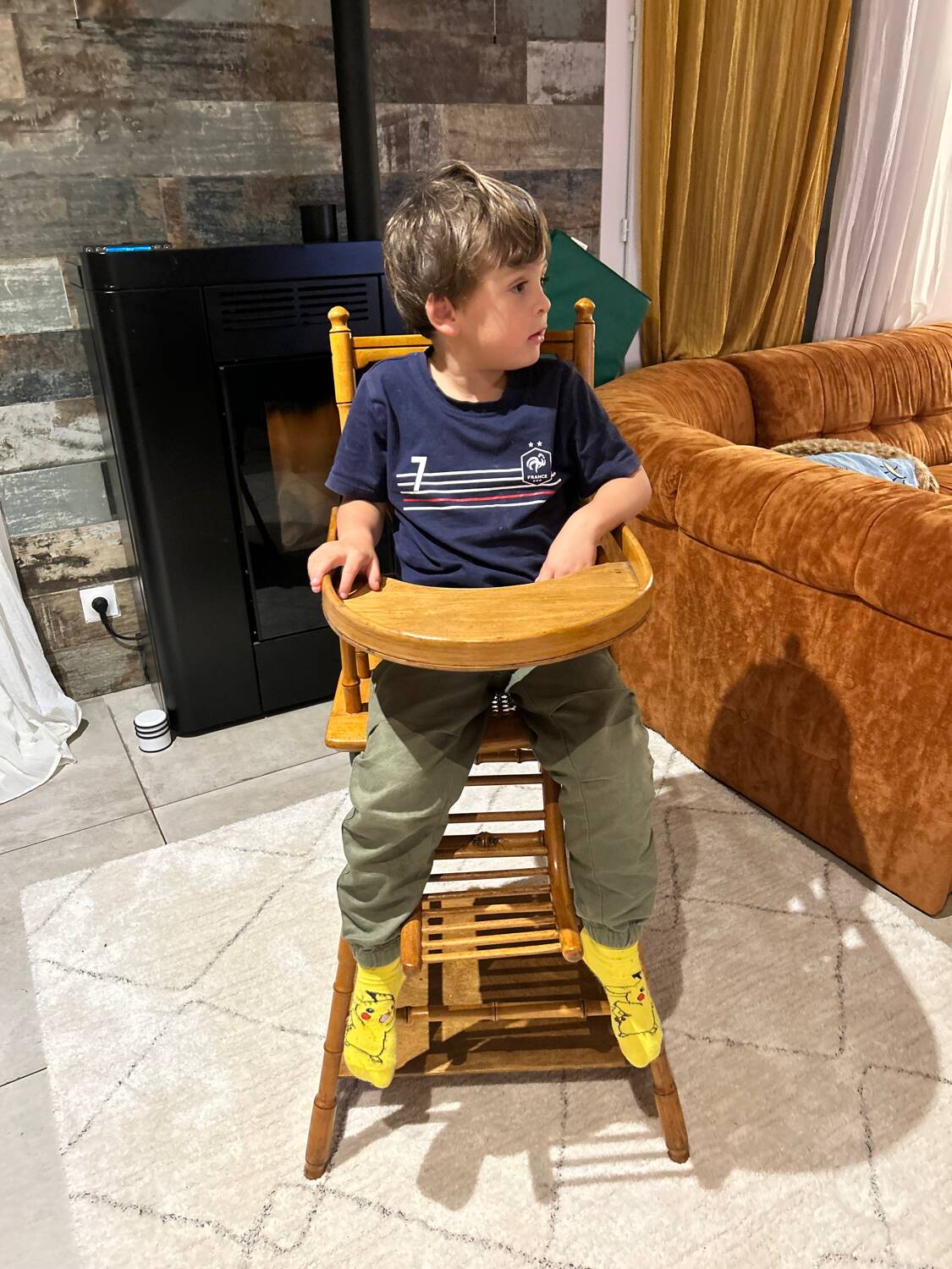 Modular high chair in canning Eugène Vincent