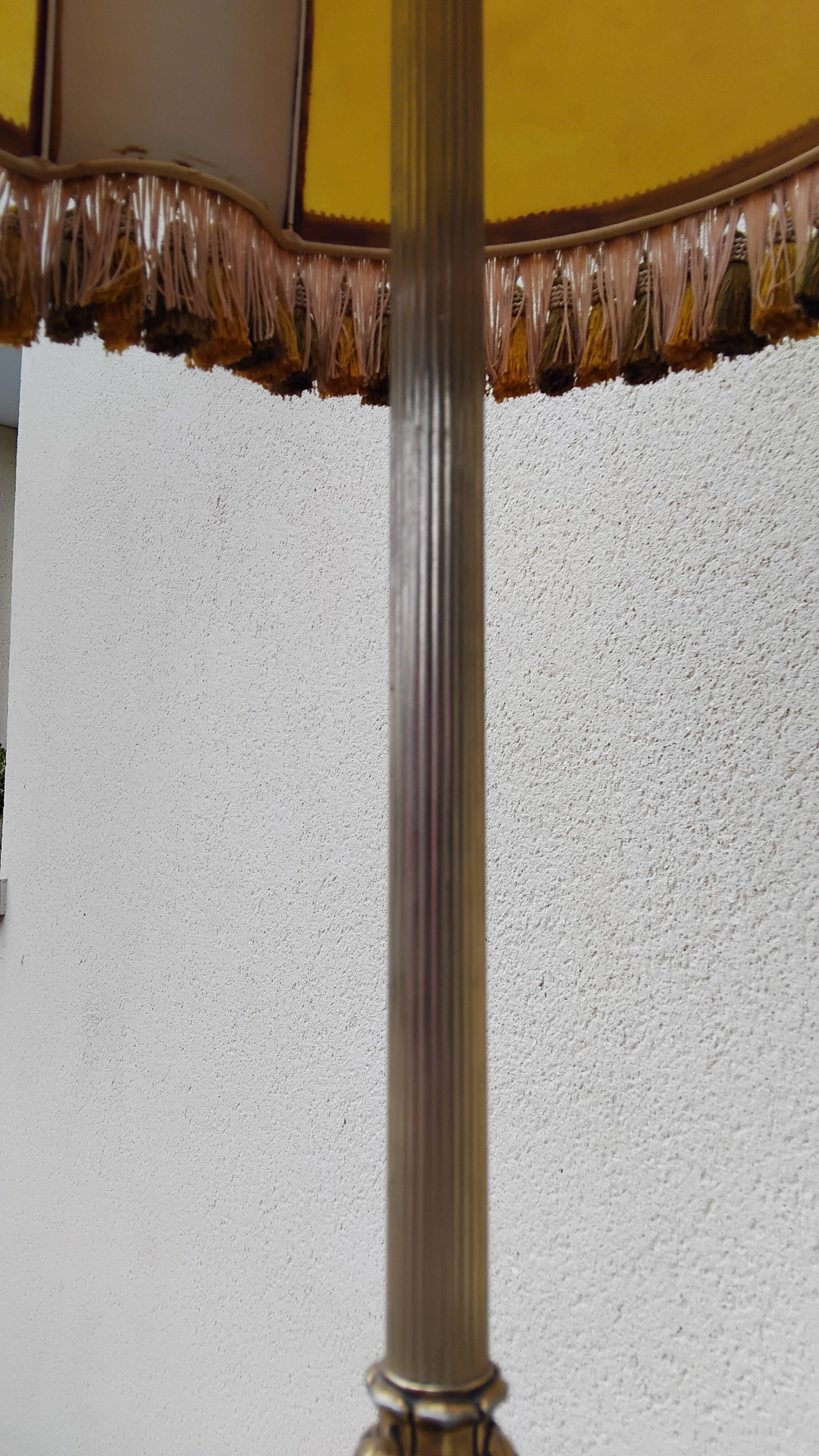 Vintage Louis XV style bronze floor lamp