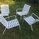 Four stackable outdoor armchairs "luxembourg"