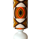 Opaline table lamp lampshade vintage fabric