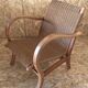 Bauhaus armchair in wood and rope by Erich Dieckmann