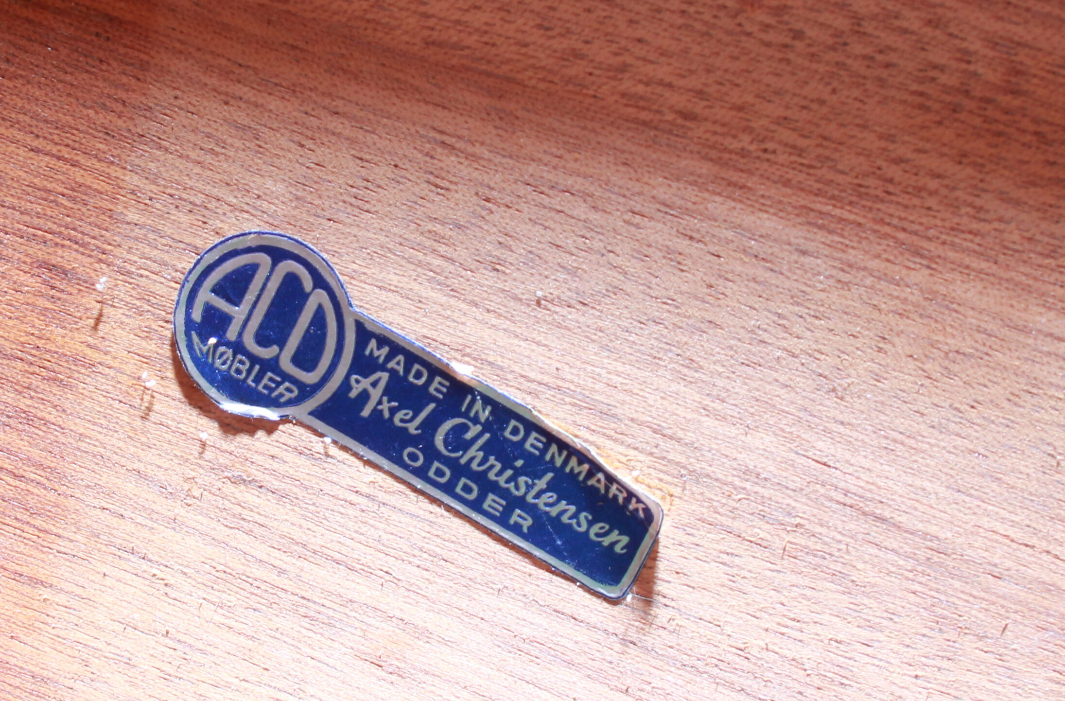 1960s teak sideboard Axel Christensen with sliding doors