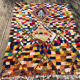 Tapis boucherouite berbère 200x150cm
