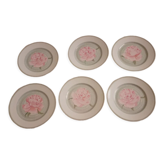 Assiettes les pivoines hermès