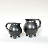 2 ceramic pitchers, 1950, poterie périgourdine