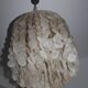 Large chandelier of the 60s/70s mother-of-pearl stamps
