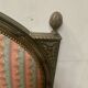 Louis XVI style bed in patinated beech, 20th century