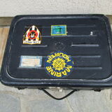 Old seaman's suitcase - French Navy