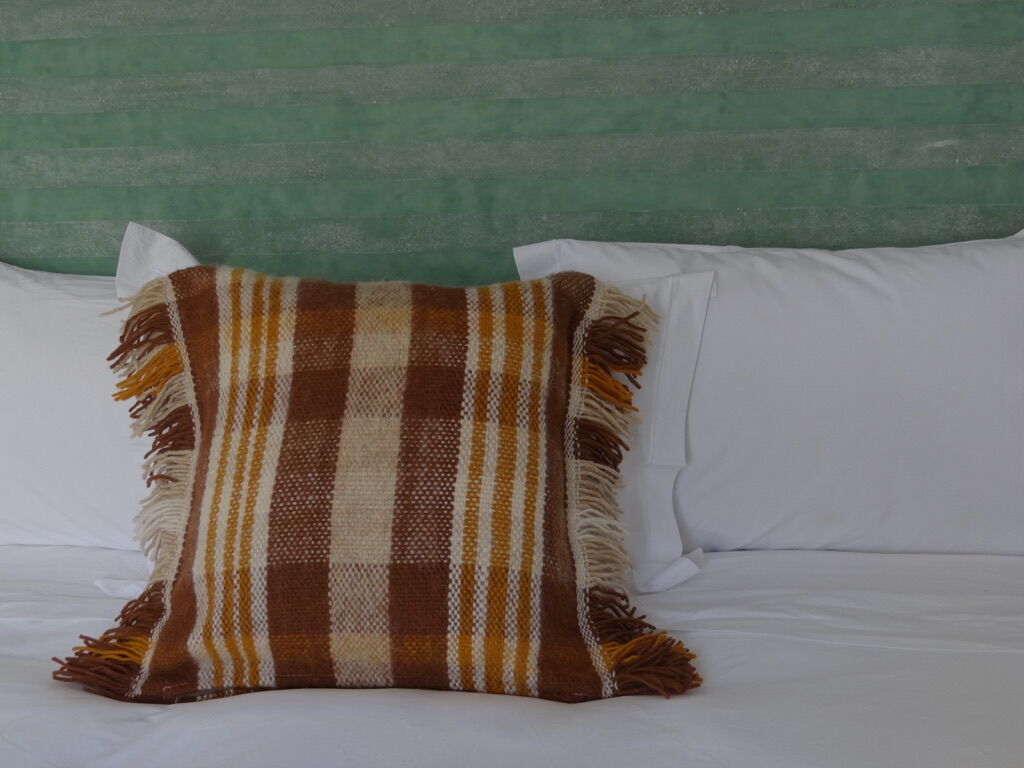 Pop-up de Noël 2020 - coussin carré marron