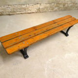 Old wooden-metal bench