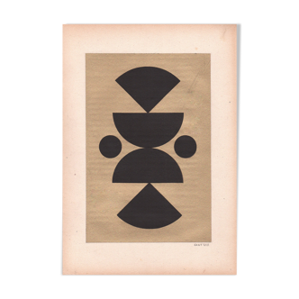 Collage on paper • C 443 • signed Eawy