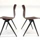 Vintage set of four Galvanitas S22 school chairs in the Netherlands