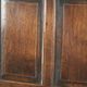 Antique English wooden bench / hall bench from the early 18th century