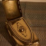 Encrier en laiton, Angleterre 1930