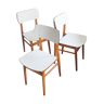 Set of Three 1970's Scandi Dining chairs by TON