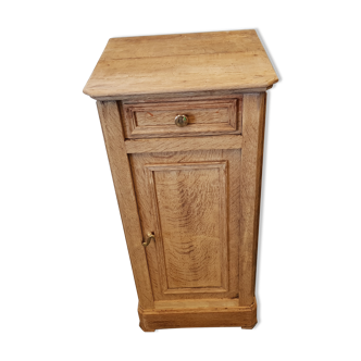 Louis-Philippe-style oak bedside