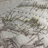 1838 - Map of North America United States Canada