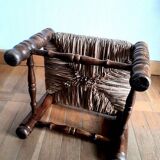 1940s Dudouyt style low chair