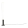 ST84 floor lamp by Johan Niegeman for Artiforte, 1950s The Netherlands.