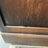 Large vintage wooden bookcase