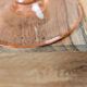 Plateau Portieux pink + 6 matching glasses