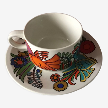 Tasse café expresso et sa soucoupe service Acapulco de villeroy et boch