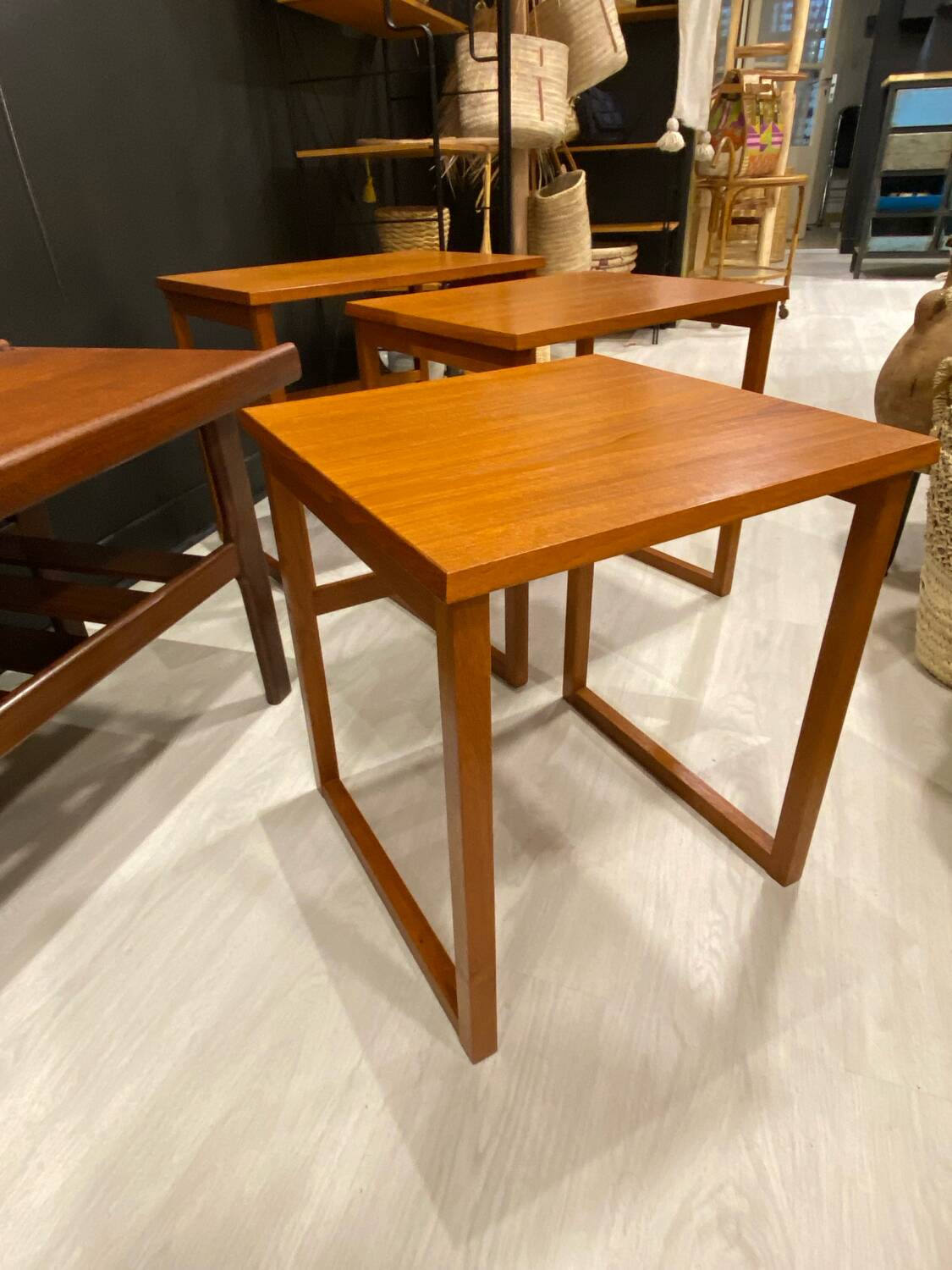Scandinavian nesting table BRDR Furbo 1970