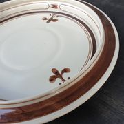 Plat rond  Rosenthal Germany Siena Brown années 1970