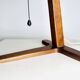 Hemp String & Teak Wood Table Lamp By Ib Fabiansen For Fog & Mørup, Denmark 1950S