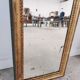 Rectangular foot mirror with pearl mesh