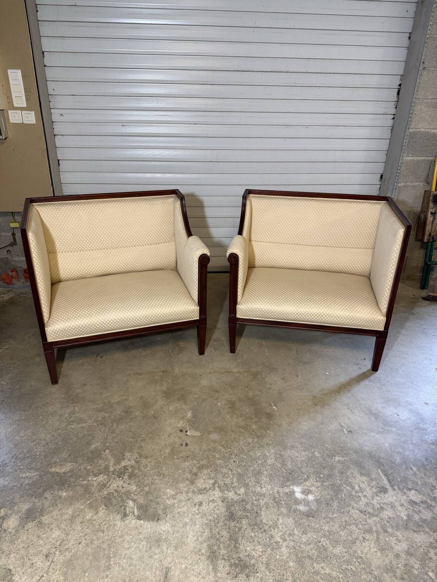 Pair of armchairs