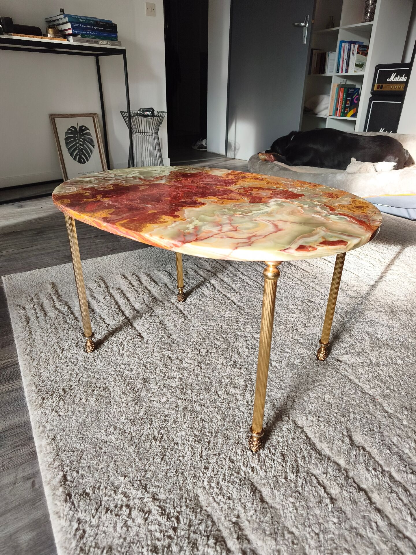 Marble coffee table