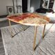 Marble coffee table