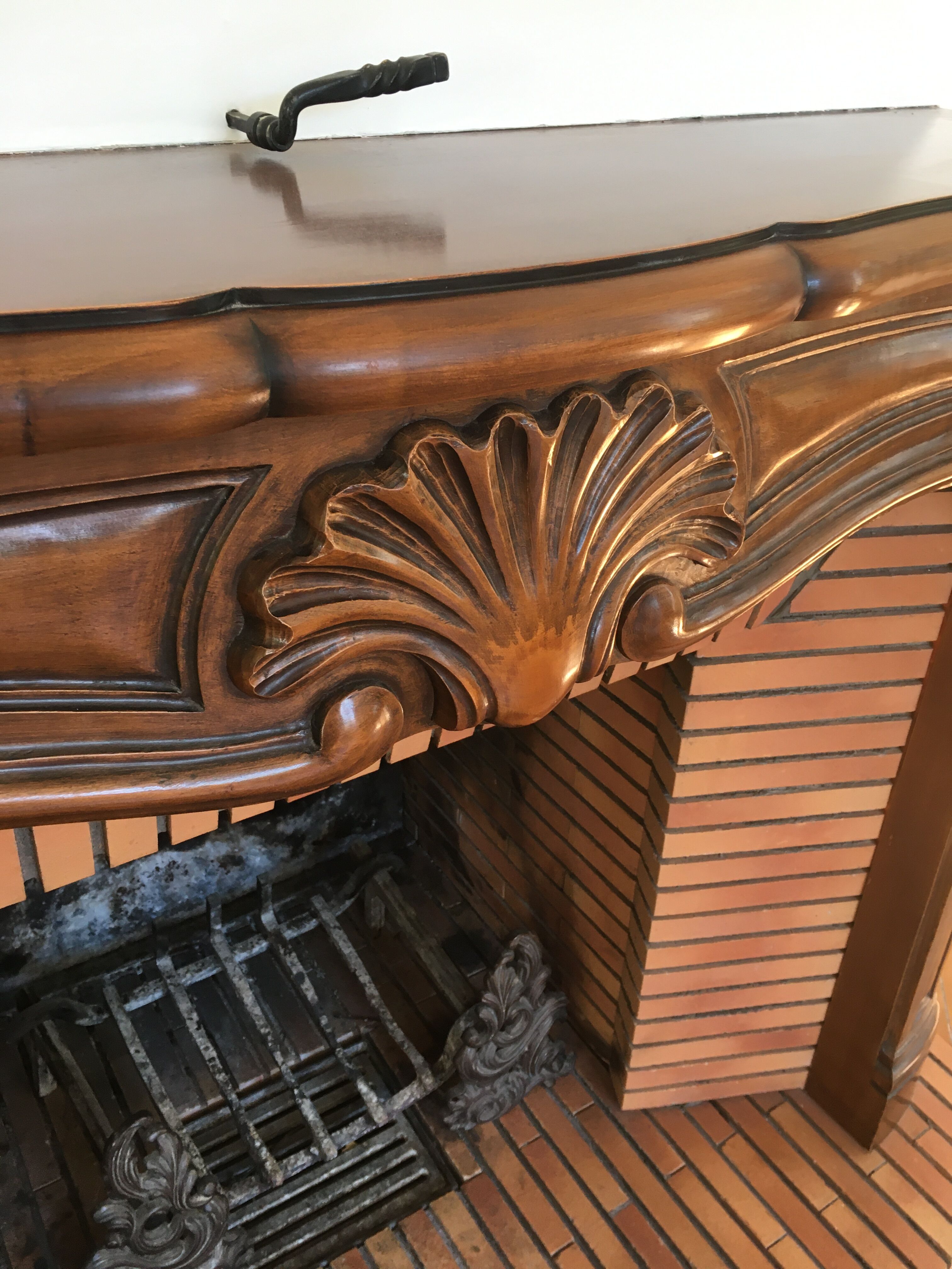 Wooden coat/chimney frame