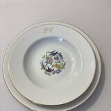 Limoges porcelain service paradise bird