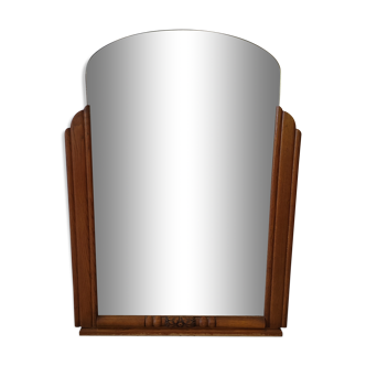 Bevelled art deco mirror 122x90cm