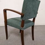 Pair of art deco style bridge armchairs