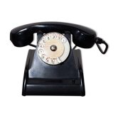 Téléphone à cadran en bakelite