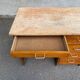 American wooden desk with 5 drawers